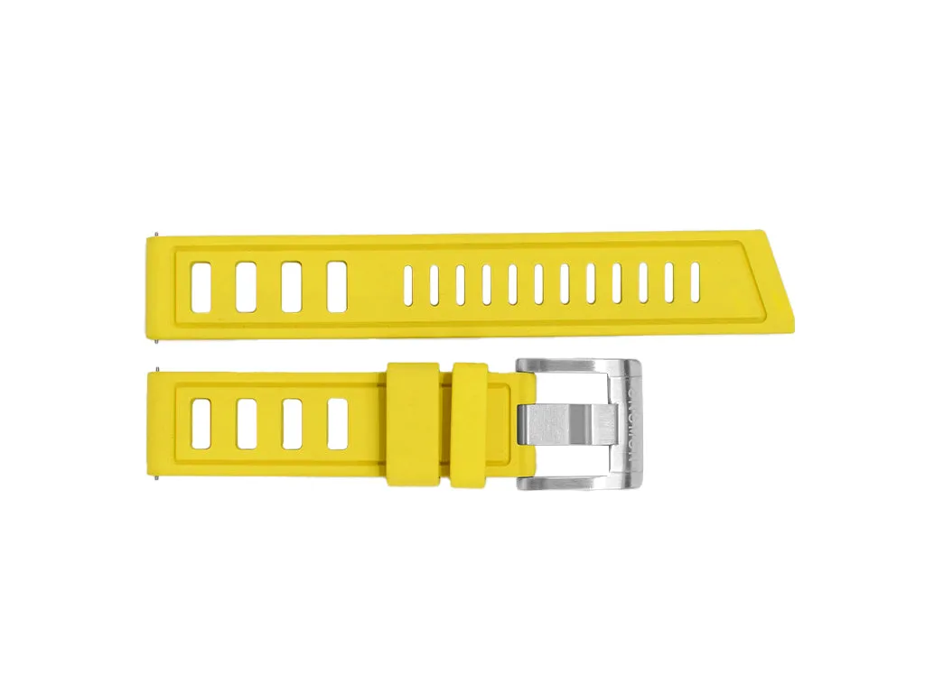 Gnomon Ventilé FKM Rubber Strap Yellow