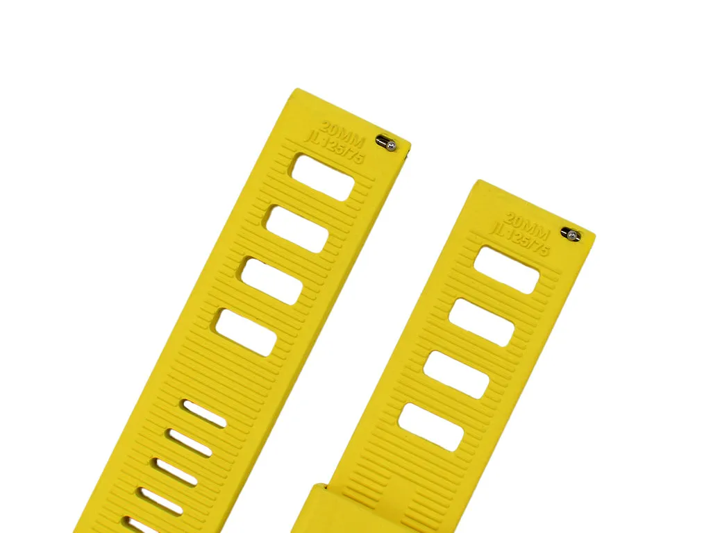 Gnomon Ventilé FKM Rubber Strap Yellow