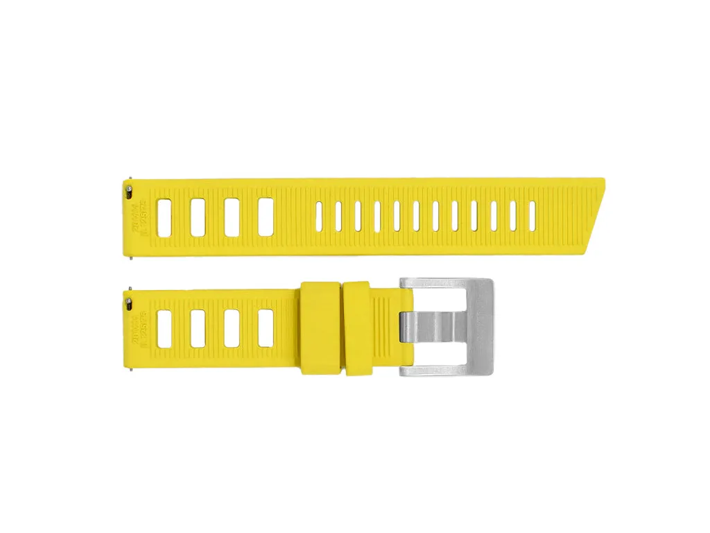 Gnomon Ventilé FKM Rubber Strap Yellow