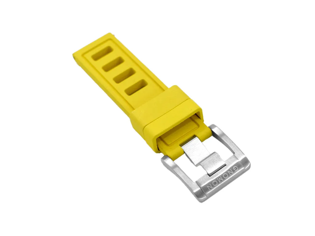 Gnomon Ventilé FKM Rubber Strap Yellow