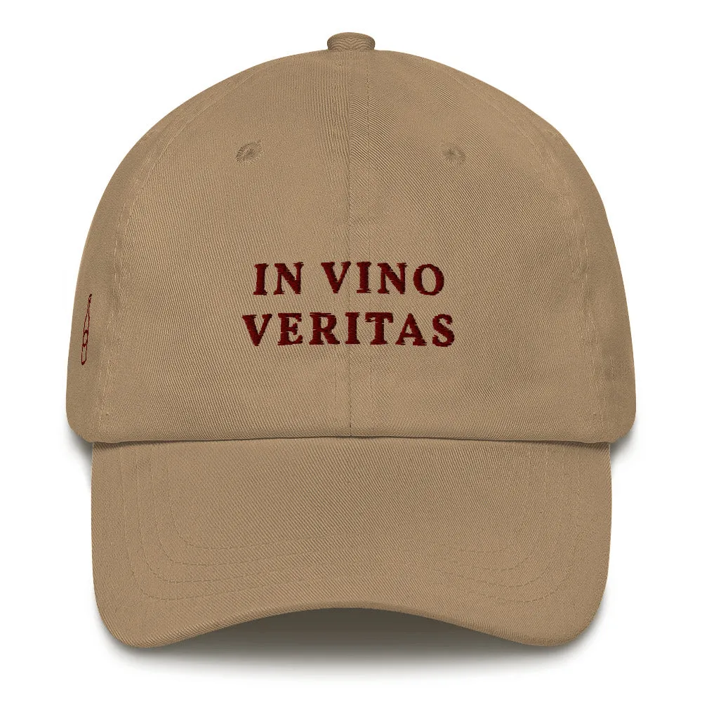 In Vino Veritas Cap Wine Font