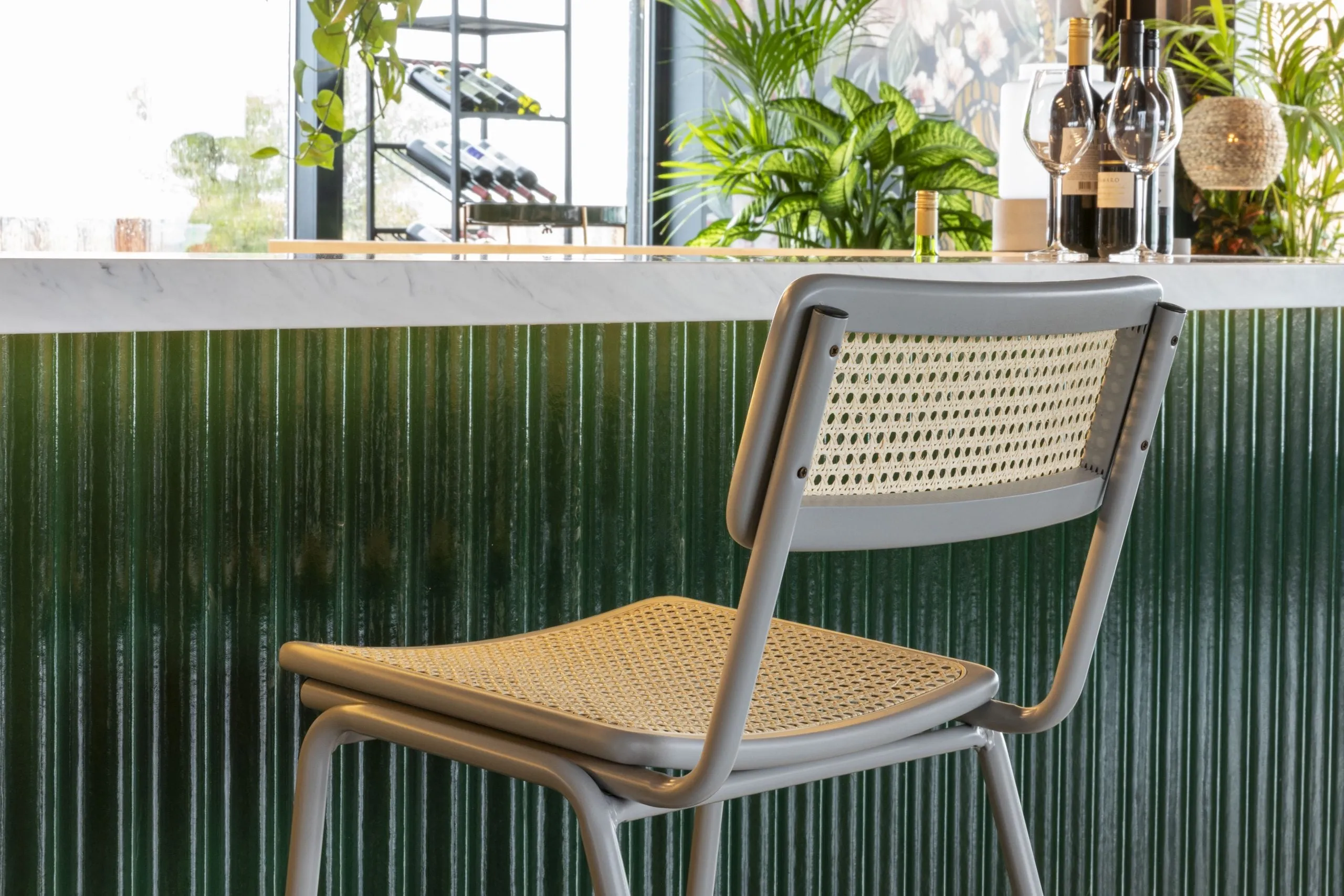 Jort Counter Stool with Webbing