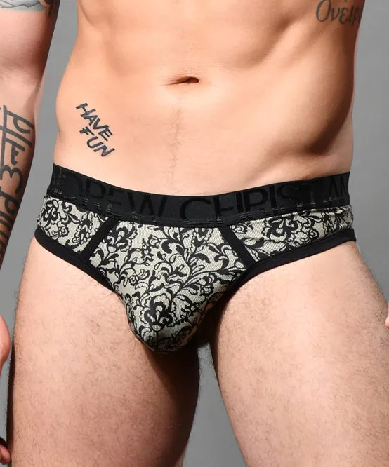 Lace Print Frame Thong w/ ALMOST NAKED®
