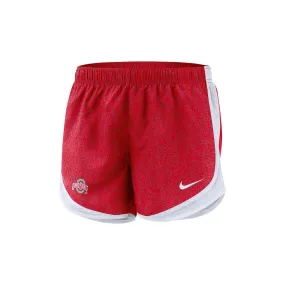 Ladies Ohio State Buckeyes Nike Tempo Shorts