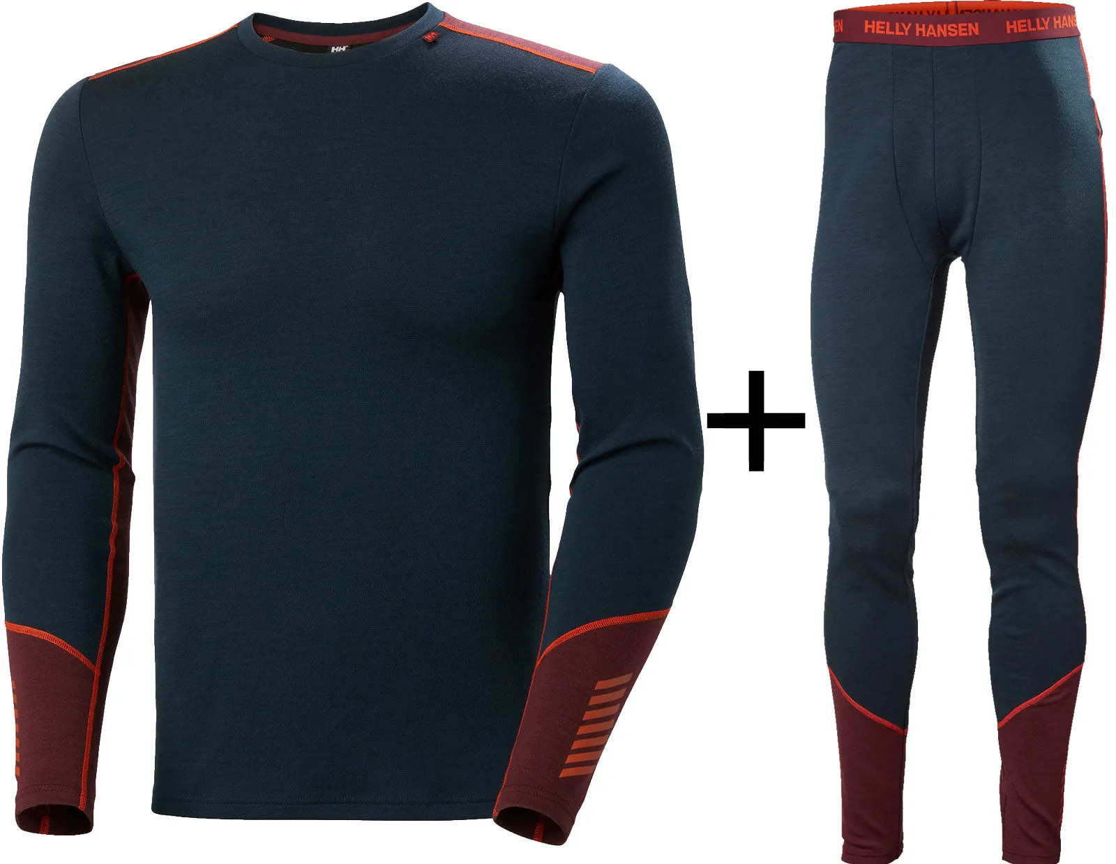 Men's Helly Hansen LIFA Merino Warmest Crew Neck Base Layer COMBO