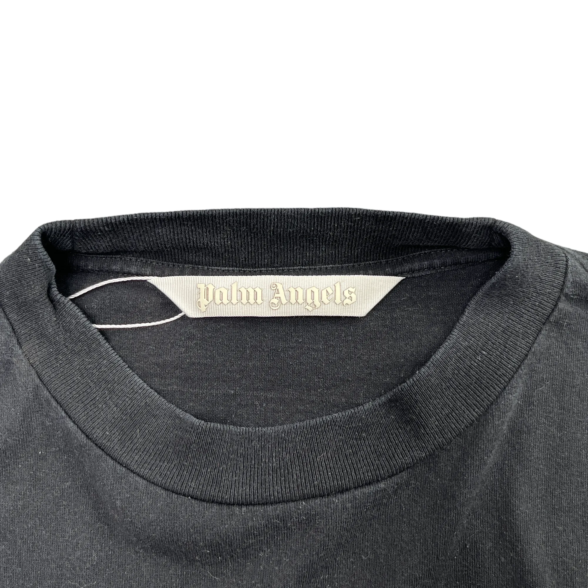 Men's West Hollywood Sprayed Logo T-Shirt Black Size M