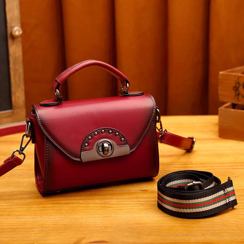 Mini Vintage Shoulder Bag by SMART SWWY – Genuine Leather Luxury