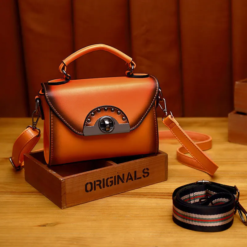 Mini Vintage Shoulder Bag by SMART SWWY – Genuine Leather Luxury