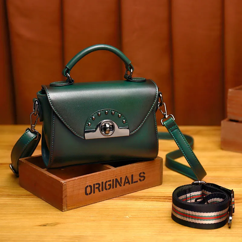 Mini Vintage Shoulder Bag by SMART SWWY – Genuine Leather Luxury