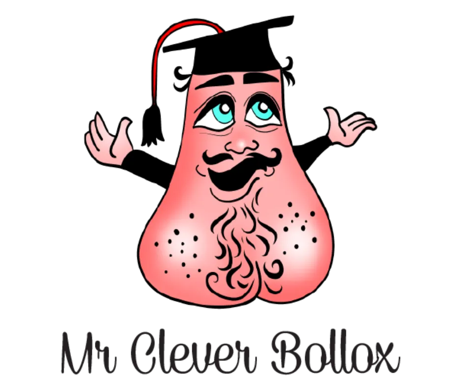 Mr Clever Bollox  - Men's Trunk - Bamboo & Cotton Blend (1Pack)