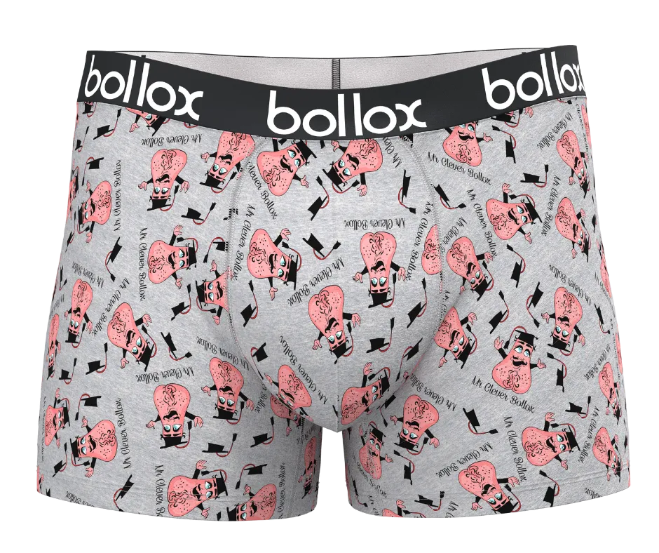 Mr Clever Bollox  - Men's Trunk - Bamboo & Cotton Blend (1Pack)