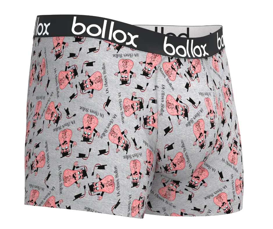 Mr Clever Bollox  - Men's Trunk - Bamboo & Cotton Blend (1Pack)