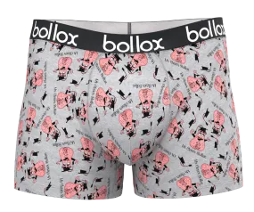 Mr Clever Bollox  - Men's Trunk - Bamboo & Cotton Blend (1Pack)