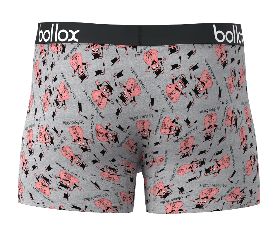 Mr Clever Bollox  - Men's Trunk - Bamboo & Cotton Blend (1Pack)
