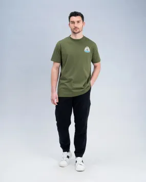 Newcastle United Men's Khaki Terrace Crest T-Shirt