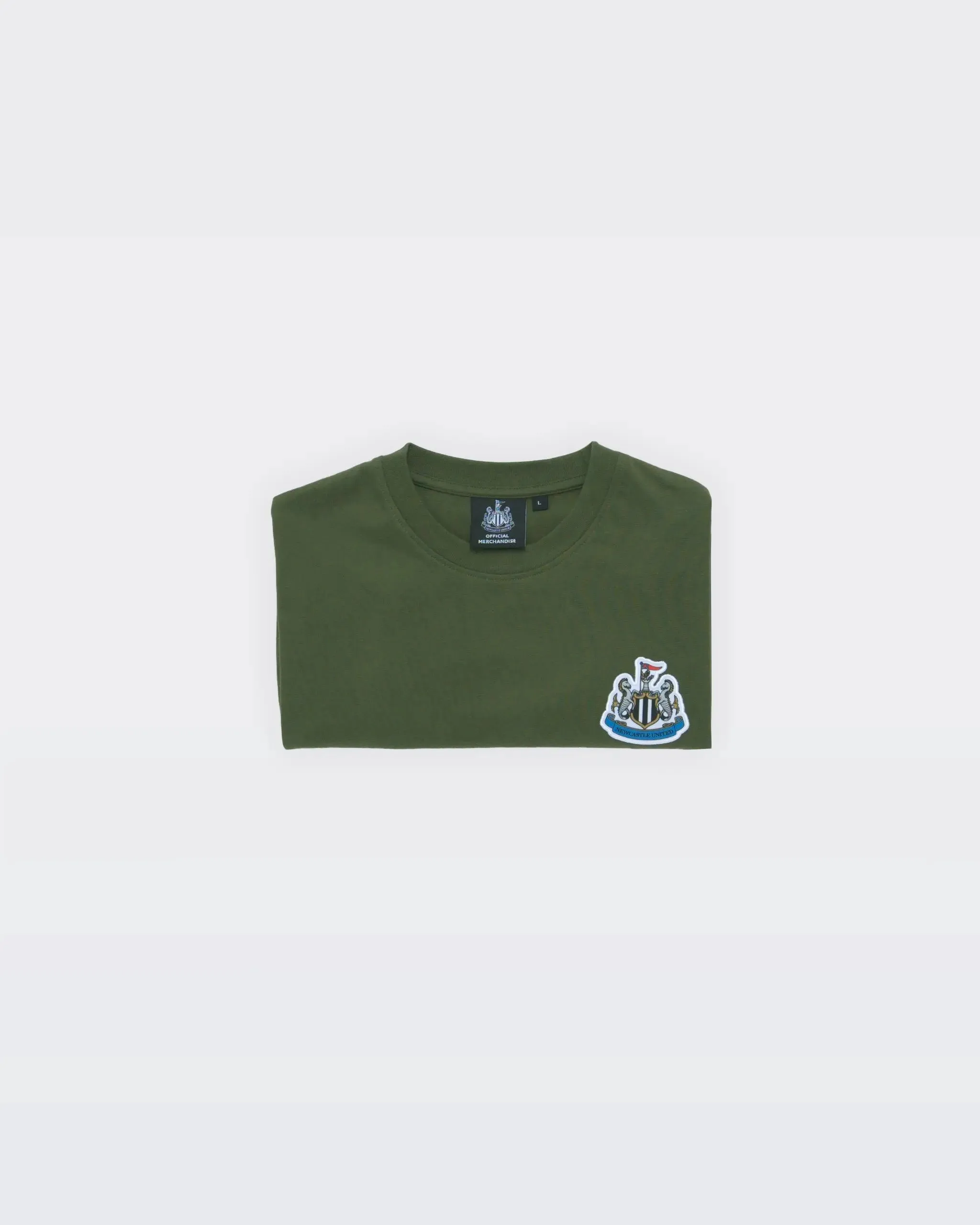 Newcastle United Men's Khaki Terrace Crest T-Shirt
