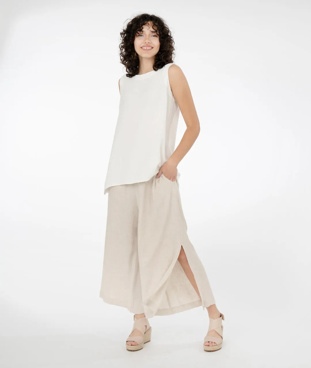 Niche - Brussels Crepe - Nora Tank - Ivory