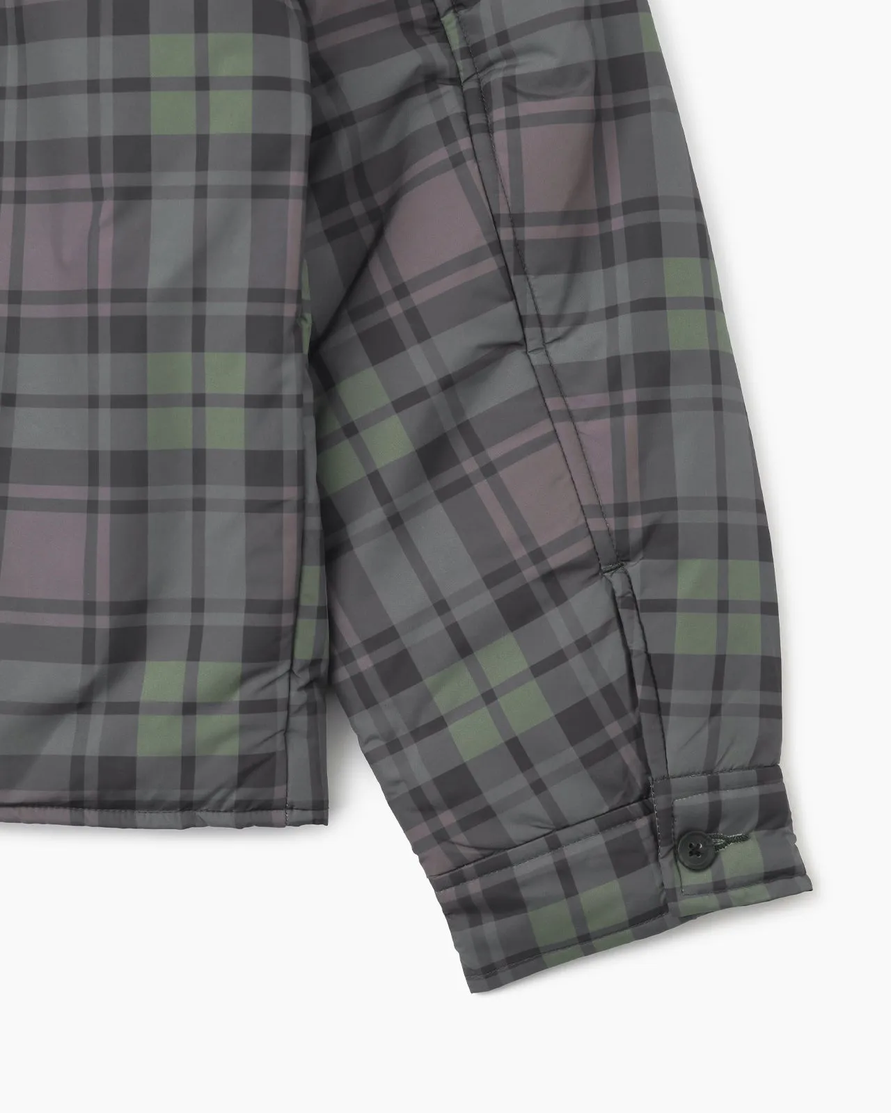 Padded Zip Jacket Plaid