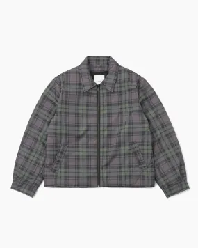 Padded Zip Jacket Plaid