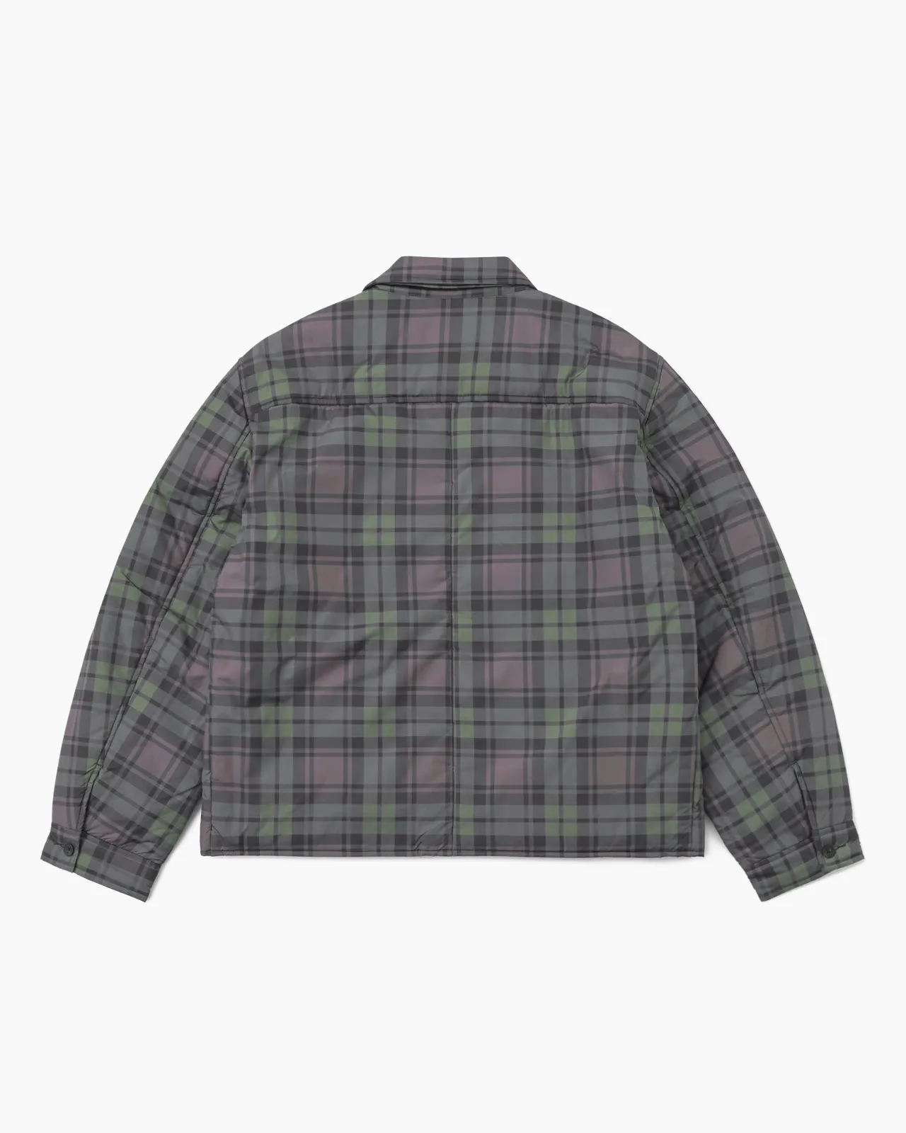 Padded Zip Jacket Plaid