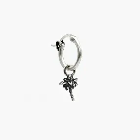 Palm Tree Sterling Silver Earring