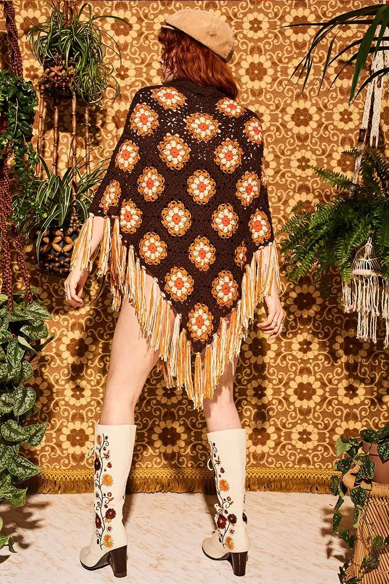 Penny Lane Cream Floral Embroidered Boots -SSA483 - UK8