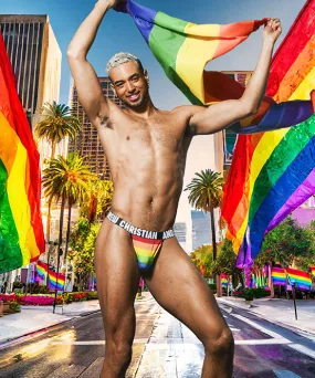 Pride Stripe Thong w/ ALMOST NAKED®