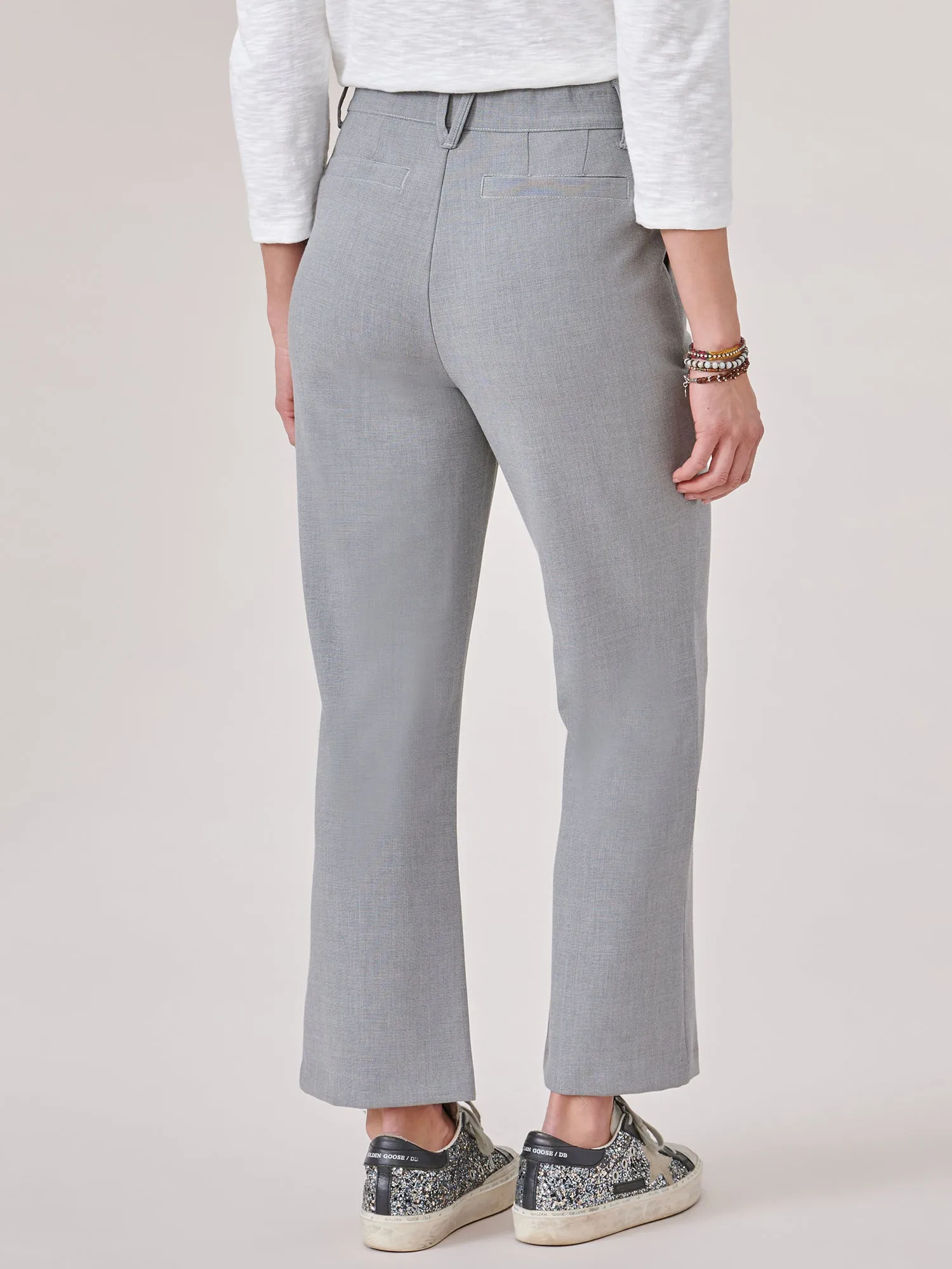 "Ab"solution® Skyrise Cropped Flare Trouser Pants