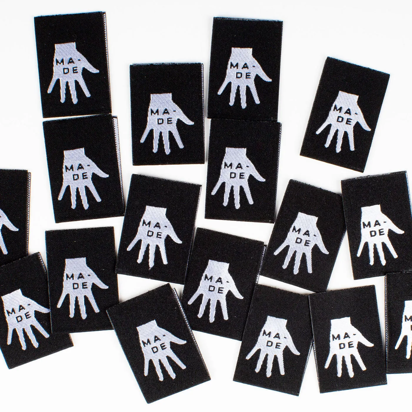 "MADE" Woven Labels | Pack of 10 | Kylie And The Machine