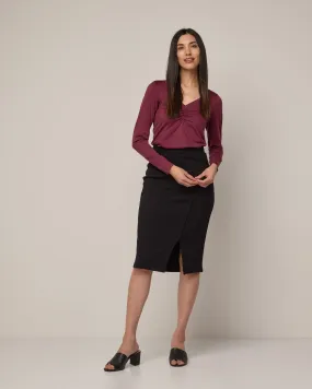 Rita Ponte Pencil Skirt