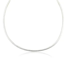 STERLING SILVER BRAIDED CHAIN 3.5MM