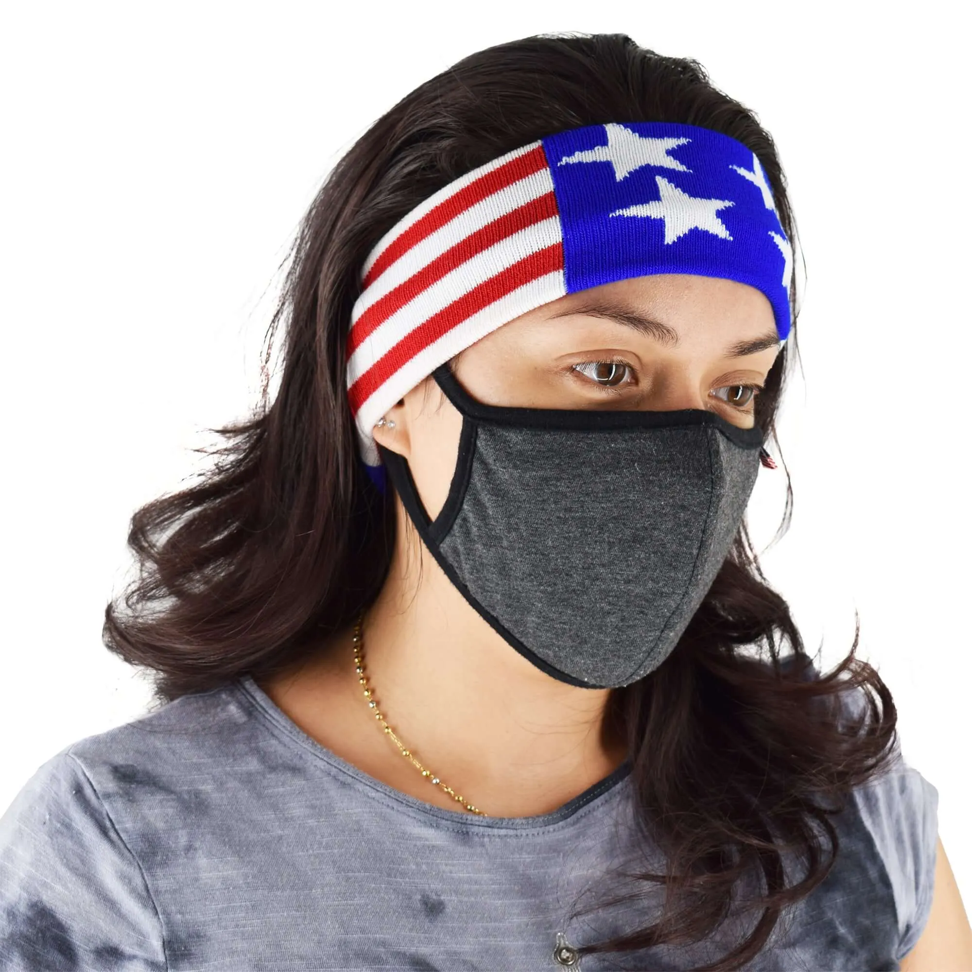 USA American Flag Headband