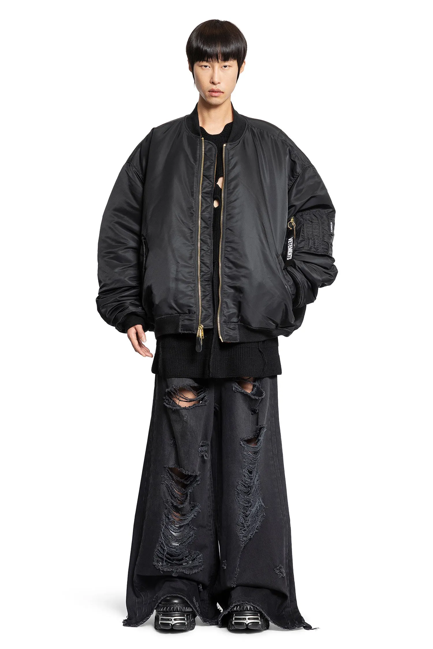 VETEMENTS MAN BLACK JACKETS